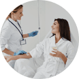 Patient getting IV hydration at Elite Personalized Medicine in Atlanta